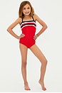view 2 of 3 Kids Little Jessa One Piece Swimsuit in American