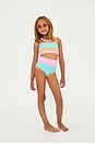 view 2 of 5 Kids Little Eva & Emmy Bikini Set in Crush