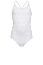 view 1 of 5 Kids Little Julia One Piece Swimsuit in White