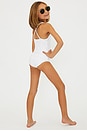 view 4 of 5 Kids Little Julia One Piece Swimsuit in White