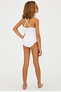 view 5 of 5 Kids Little Julia One Piece Swimsuit in White