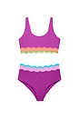 view 1 of 1 ENSEMBLE DE BAIN MARIN AND HARRIET in Radiant Wave Colorblock