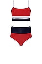 view 1 of 4 Little Eva & Emmie Set in Americana Colorblock