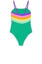 view 2 of 5 Kids Little Jessa One Piece in Technicolor Colorblock