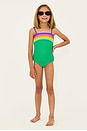 view 4 of 5 Kids Little Jessa One Piece in Technicolor Colorblock