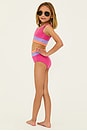 view 5 of 5 Kids Little Mackenzie Top & Heidi Bottom in Coral Bay Colorblock