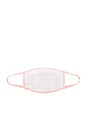 view 3 of 3 Face Mask in Pink Palm