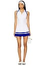 view 1 of 3 Bria Dress in Riviera Azure White