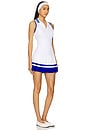 view 2 of 3 Bria Dress in Riviera Azure White