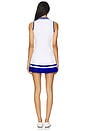 view 3 of 3 Bria Dress in Riviera Azure White