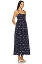 view 2 of 3 Valory Maxi Dress in Navy Polka Dot
