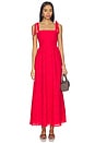 view 1 of 3 ROBE MAXI CHARLOTTE in Cherry Eyelet