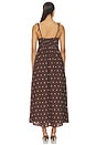 view 3 of 3 Valory Maxi Dress in Brown Polka Dot
