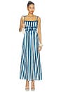 view 1 of 3 ROBE MAXI LEVIE in Twilight Tides Stripes