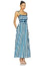 view 2 of 3 ROBE MAXI LEVIE in Twilight Tides Stripes