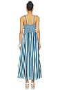 view 3 of 3 ROBE MAXI LEVIE in Twilight Tides Stripes