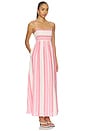 view 2 of 3 Valory Maxi Dress in Bubblegum Stripe