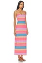 view 2 of 4 Malie Dress in Vibrant Volley Stripes