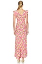 view 3 of 4 Elodie Dress in Neon Bouquet