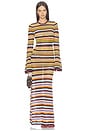 view 1 of 4 Joia Dress in Paradise Stripe