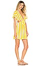 view 2 of 3 ROBE CHARLOTTE in Yellow Stripe