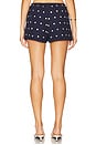 view 4 of 6 Birkley Short in Navy Polka Dot