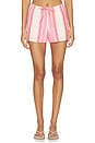 view 1 of 6 Birkley Short in Bubblegum Stripe