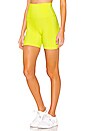 view 2 of 4 Bike Short in Neon Yellow