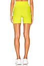view 3 of 4 Bike Short in Neon Yellow