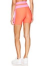 view 3 of 4 Samantha Short in Coral Beach Colorblock