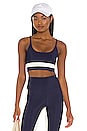 view 1 of 4 Eva Sports Bra in Navy & Ivory Colorblock