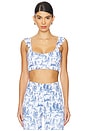 view 1 of 4 Audrey Top in Alps Toile