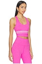 view 2 of 4 Yara Sports Bra in Electric Pink