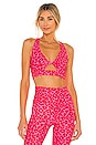 view 1 of 4 Twist Sports Bra in Famous High Risk Red Leopard