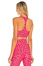 view 3 of 4 Twist Sports Bra in Famous High Risk Red Leopard