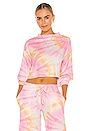 view 1 of 4 Ava Sweatshirt in Sunrise Tie Dye
