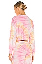 view 3 of 4 Ava Sweatshirt in Sunrise Tie Dye