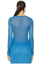view 3 of 4 Hani Cardigan in Harbor Blue