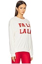 view 2 of 5 Devyn Oversized Sweatshirt in Frosted Falala
