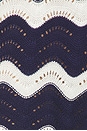 view 5 of 5 Beach Sweater in Navy & White Tides