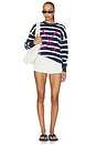 view 4 of 4 JERSEY GOLD CALLIE in Dusk Club Stripe