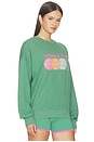 view 2 of 4 Devyn Oversized Sweatshirt in Rally Green