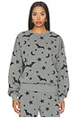view 1 of 4 Devyn Oversized Sweatshirt in Halloween Night