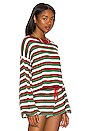 view 2 of 5 Ava Sweater in Festive Stripe