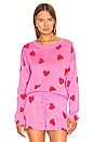 view 1 of 4 Beach Sweater in Valentine Heart