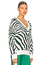 view 2 of 4 Joey Sweater in Verdant Zebra