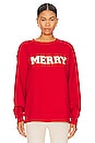 view 1 of 4 Dawn Sweatershirt in Merry Red