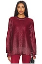 view 1 of 5 Callie Sweater in Merlot Shine