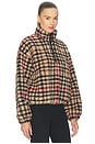view 2 of 5 Leona Sherpa Jacket in Midnight Houndstooth