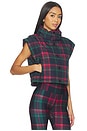 view 3 of 6 Canyon Puffer Vest in Ribbon Plaid